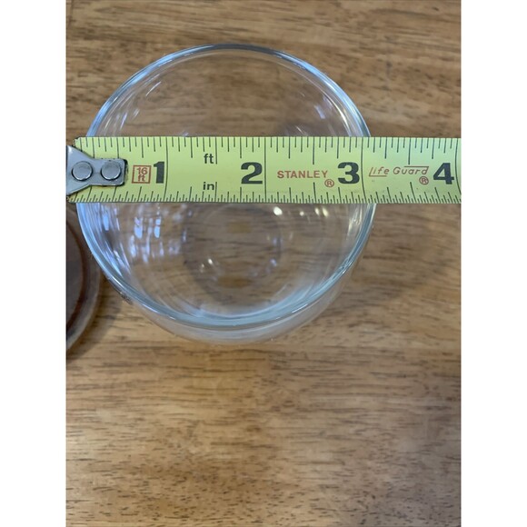 Vintage Oregon Myrtle Wood Small Glass‎ Jar Chalet Myrtlewood Portland Ashland - Picture 3 of 4